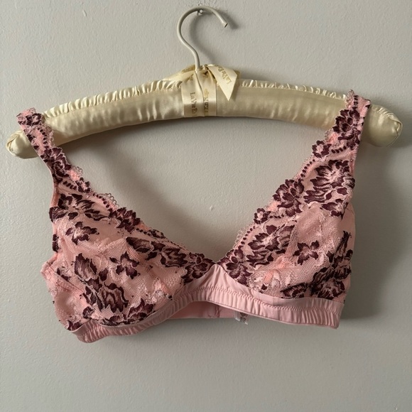 Cosabella Italy pink  lace bralette S - Picture 2 of 5